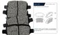 Imagen de PASTILLAS DE FRENO TRAS. CHEVROLET CRUZE 2017-EQUINOX 2018